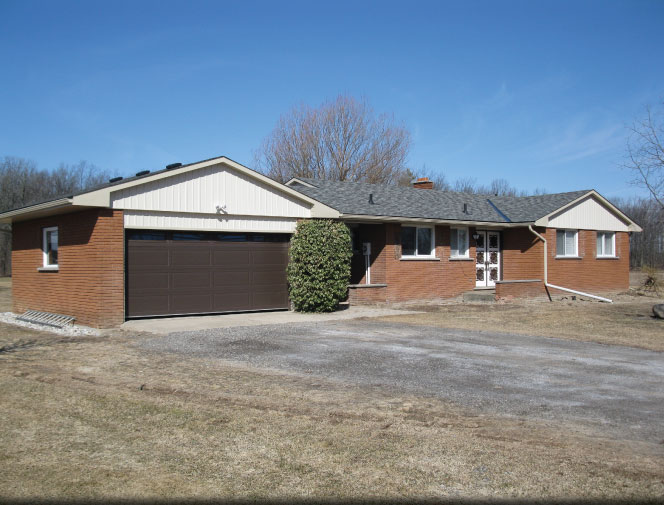 Front view after completion.