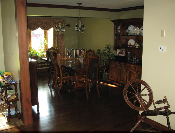 Dining room complete.