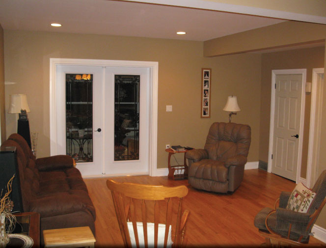 Customer very happy with results, and furniture goes back in.